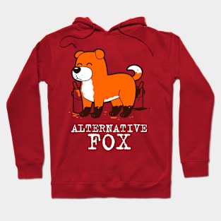 Cute Kawaii Dog Fake Fox Alternative Facts Hoodie